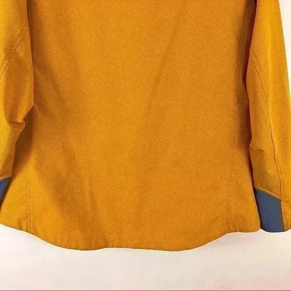 Koppen Orange Textured Full Zip Lightweight Cool Weather Jacket - Picture 8 of 11